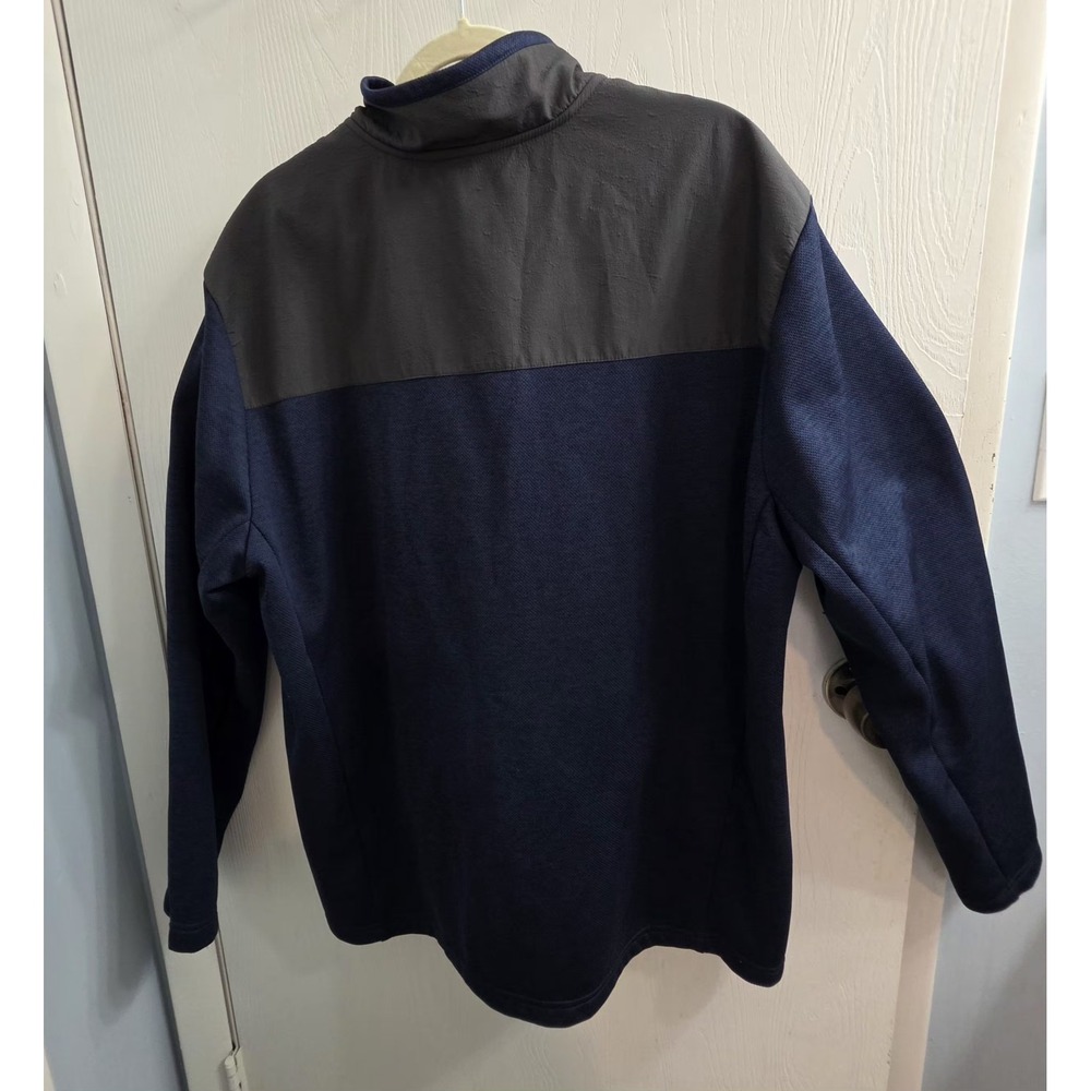 Orvis Classic Collection Fleece Lined Full Zip Blue/Gray Jacket Mens XL outdoors - Picture 2 of 15